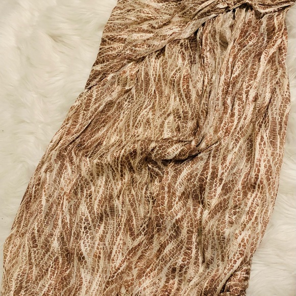 24 hour sale! DRAPED HALTER HIGH SLIT MAXI SKIRT SET luxury summer dress - Picture 6 of 8